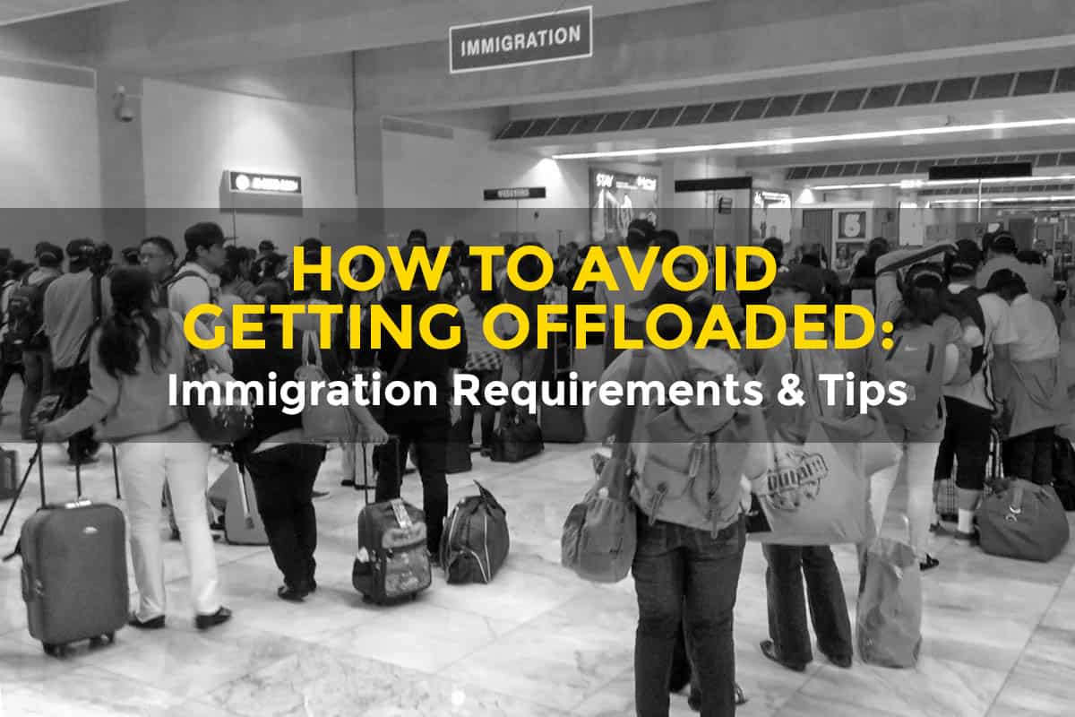 How To Avoid Getting Offloaded Airport Immigration Requirements And