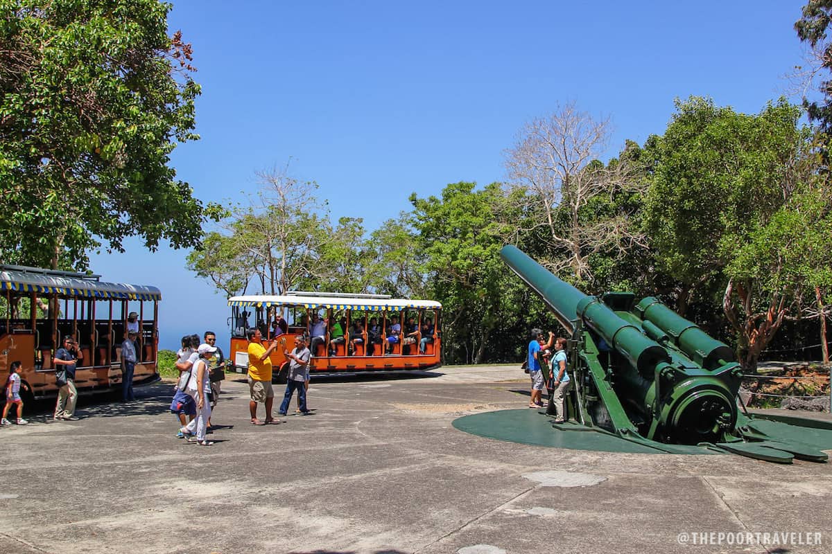 The biggest gun on the island is at Battery Hearn