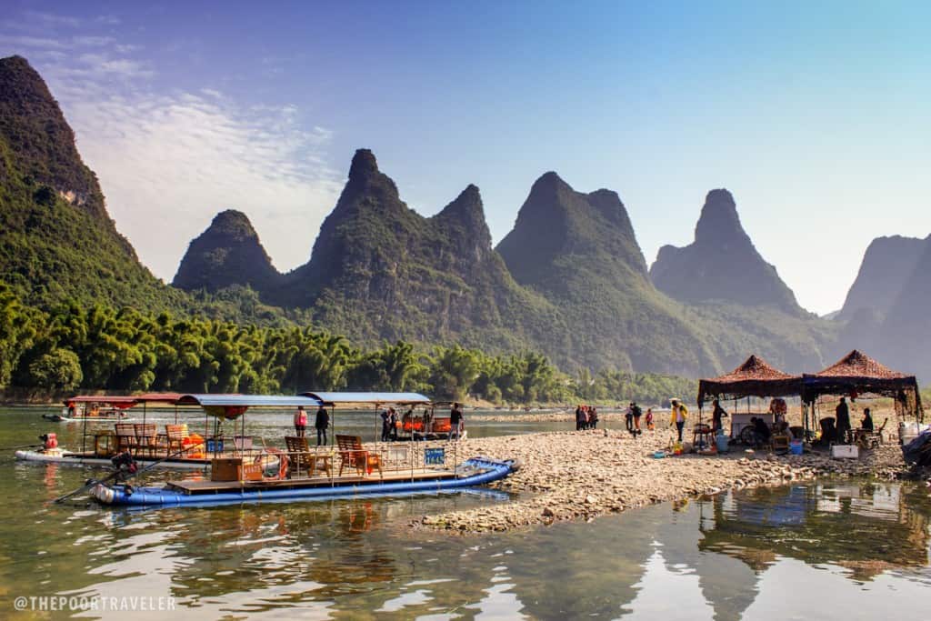 Beguiling Guilin: Li River Bamboo Rafting to Yangshuo, China | The Poor ...