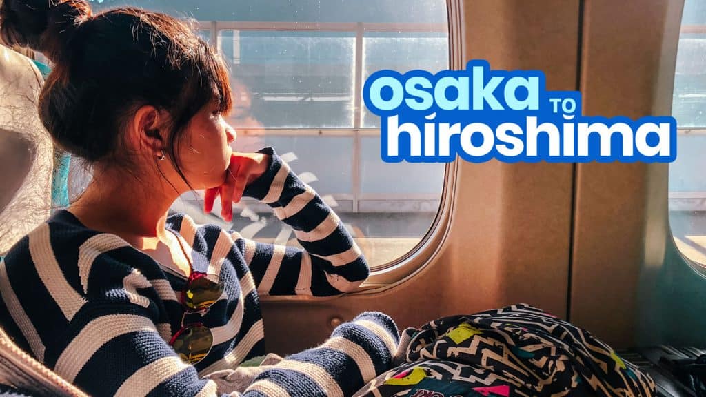 KANSAI AIRPORT OSAKA to HIROSHIMA By Bus and By Train The