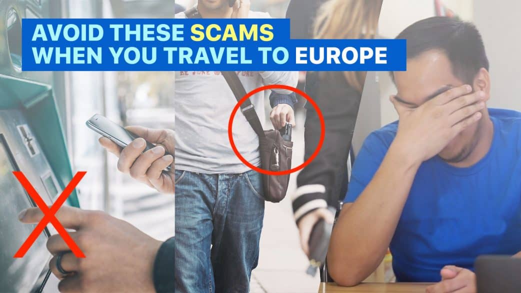 europe travel scams