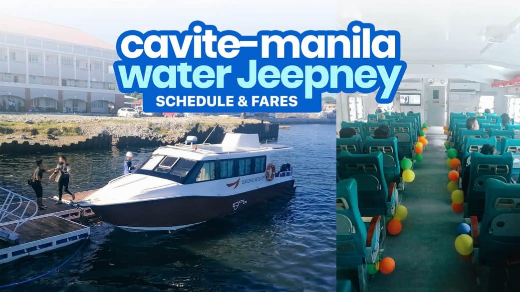 CAVITE TO MANILA (LAWTON & CCP) Ferry or Water Jeepney Schedule