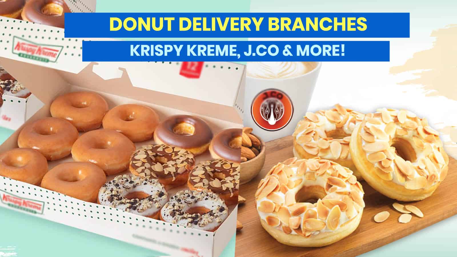 Donut Delivery Open Branches Of Krispy Kreme J Co Dunkin More The Poor Traveler Itinerary Blog