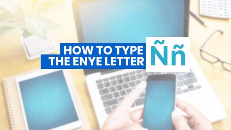 HOW TO TYPE ENYE LETTER (Ññ) on iPhone, Android, Word & Computer (with