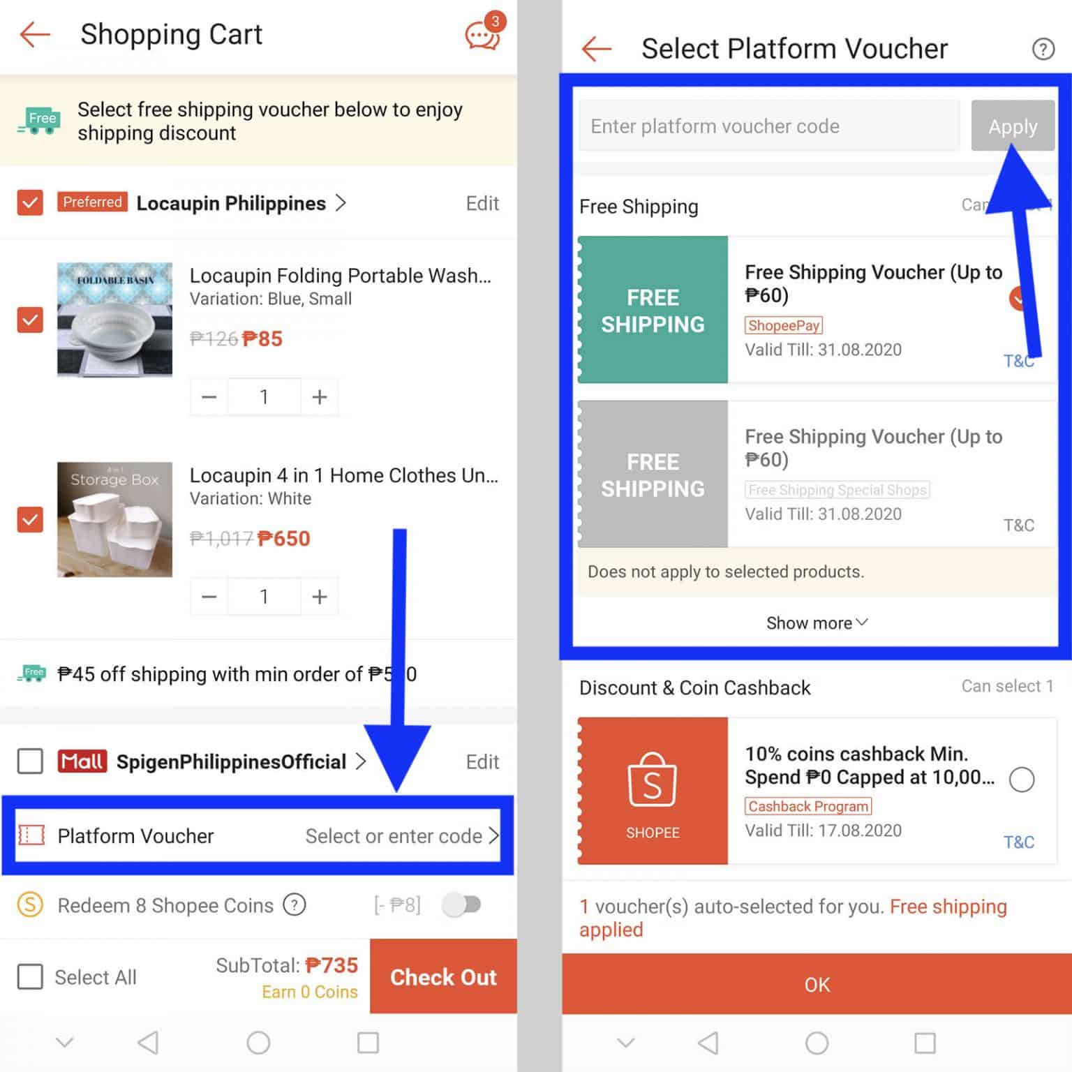 HOW TO USE SHOPEE VOUCHERS: A Step-by-Step Guide | The Poor Traveler ...