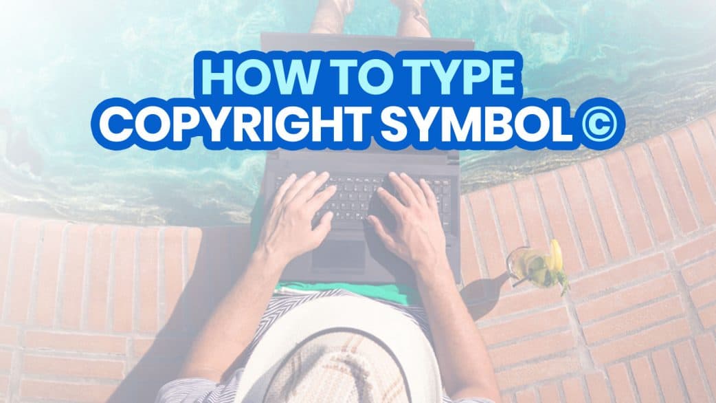 HOW TO TYPE COPYRIGHT SYMBOL © on iPhone, Android, Word & Computer