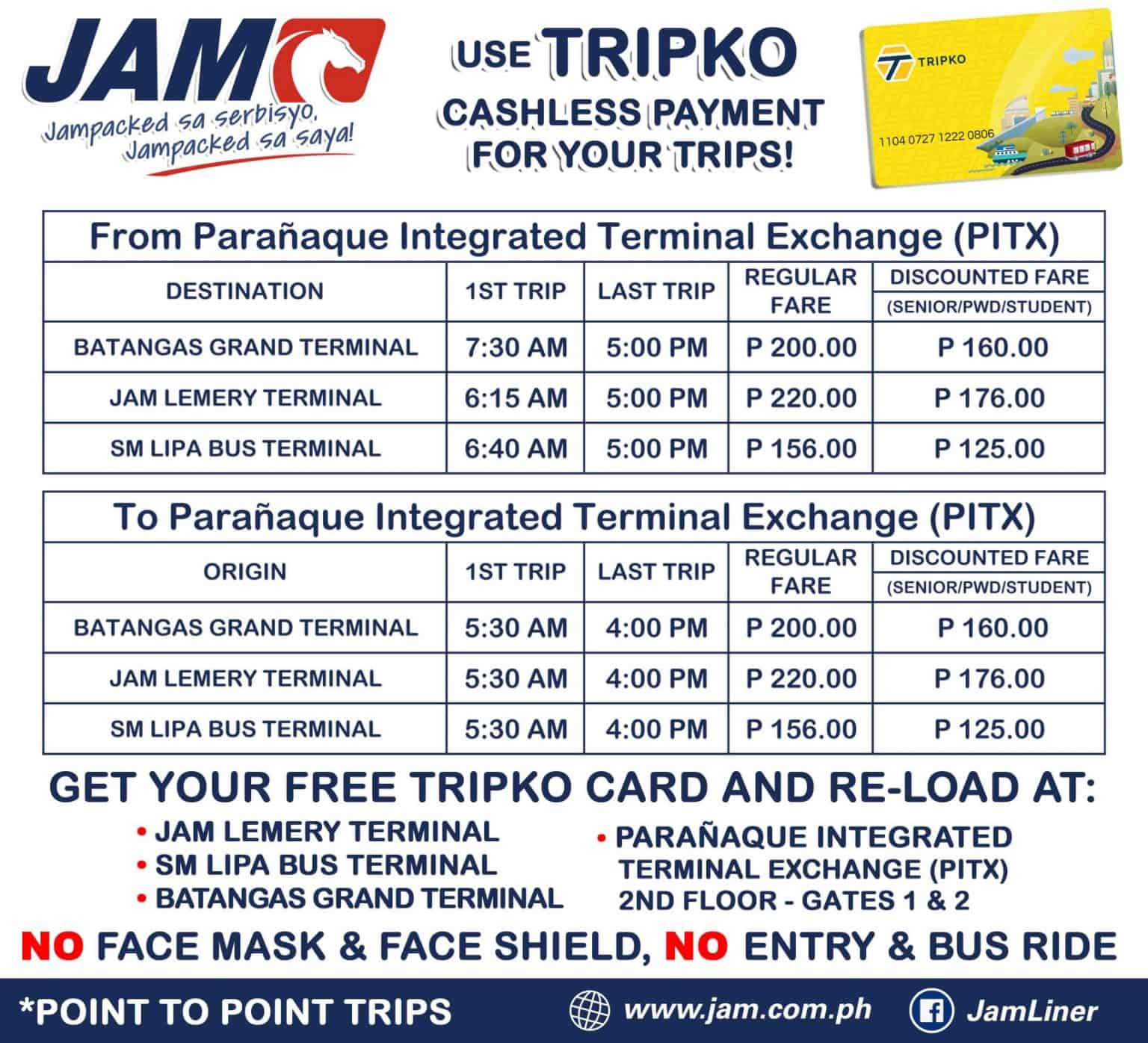 jamul casino bus schedule