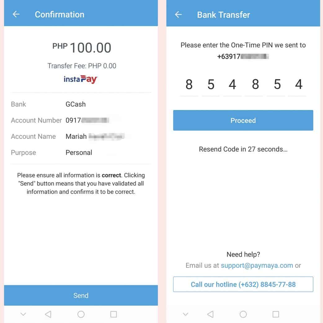 Paymaya To Gcash: How To Transfer Money Or Payment Using Paymaya App 