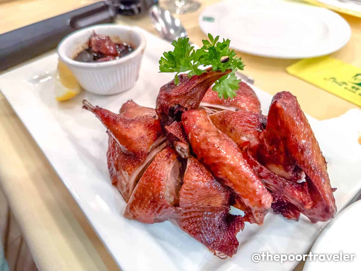 Tai Ping Koon Restaurant - Roasted Pigeon
