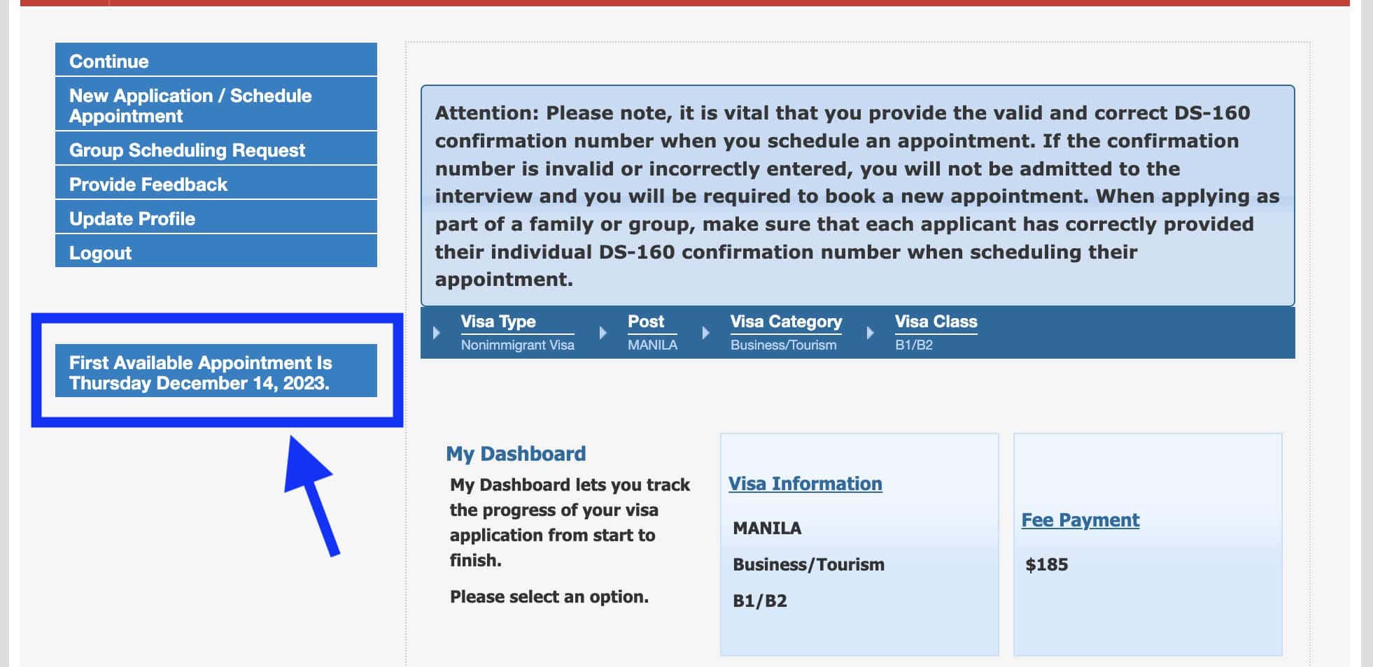 US Visa Earliest Available Appointment