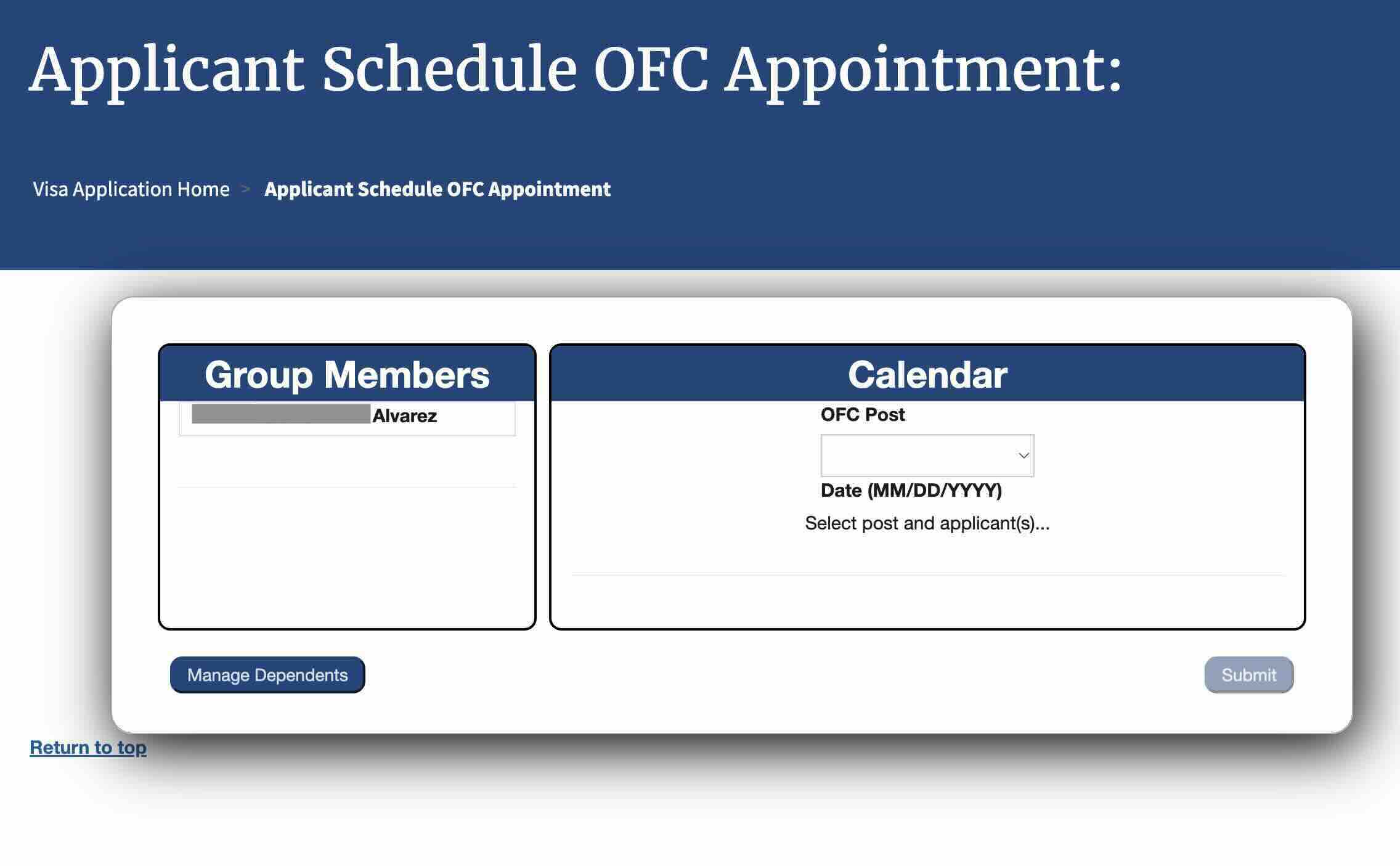 Us Visa Appointment Schedule Page