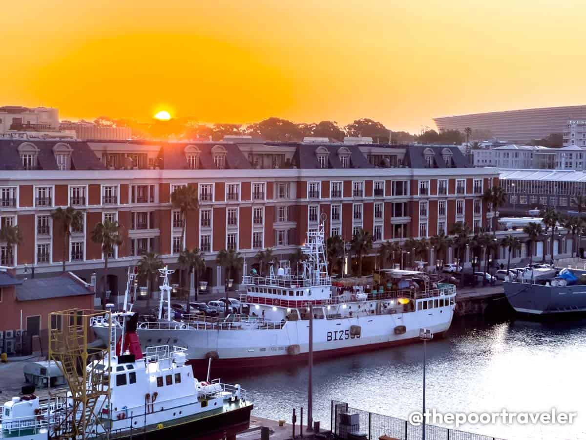 Sunset View from Radisson RED Cape Town