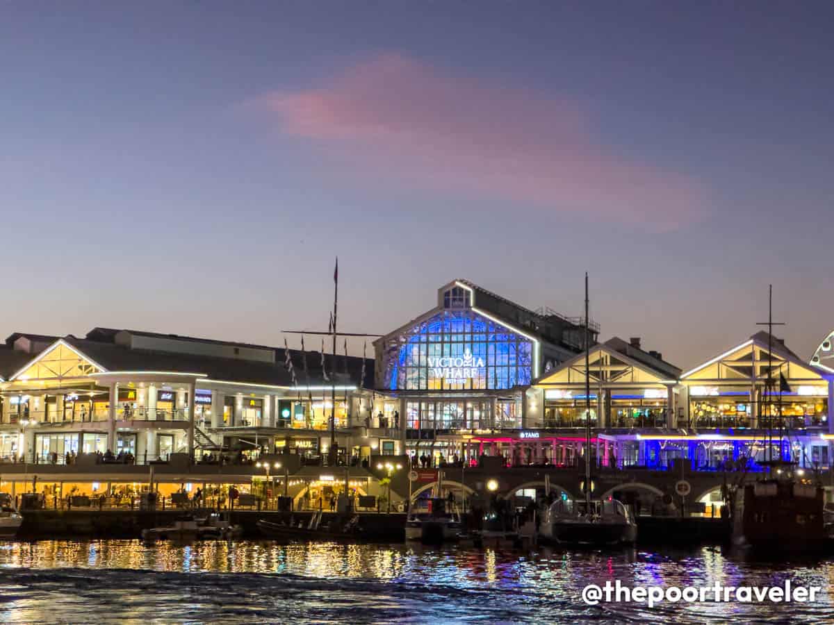 V&A Waterfront Cape Town at night