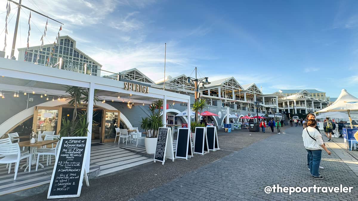 V&A Waterfront Cape Town day