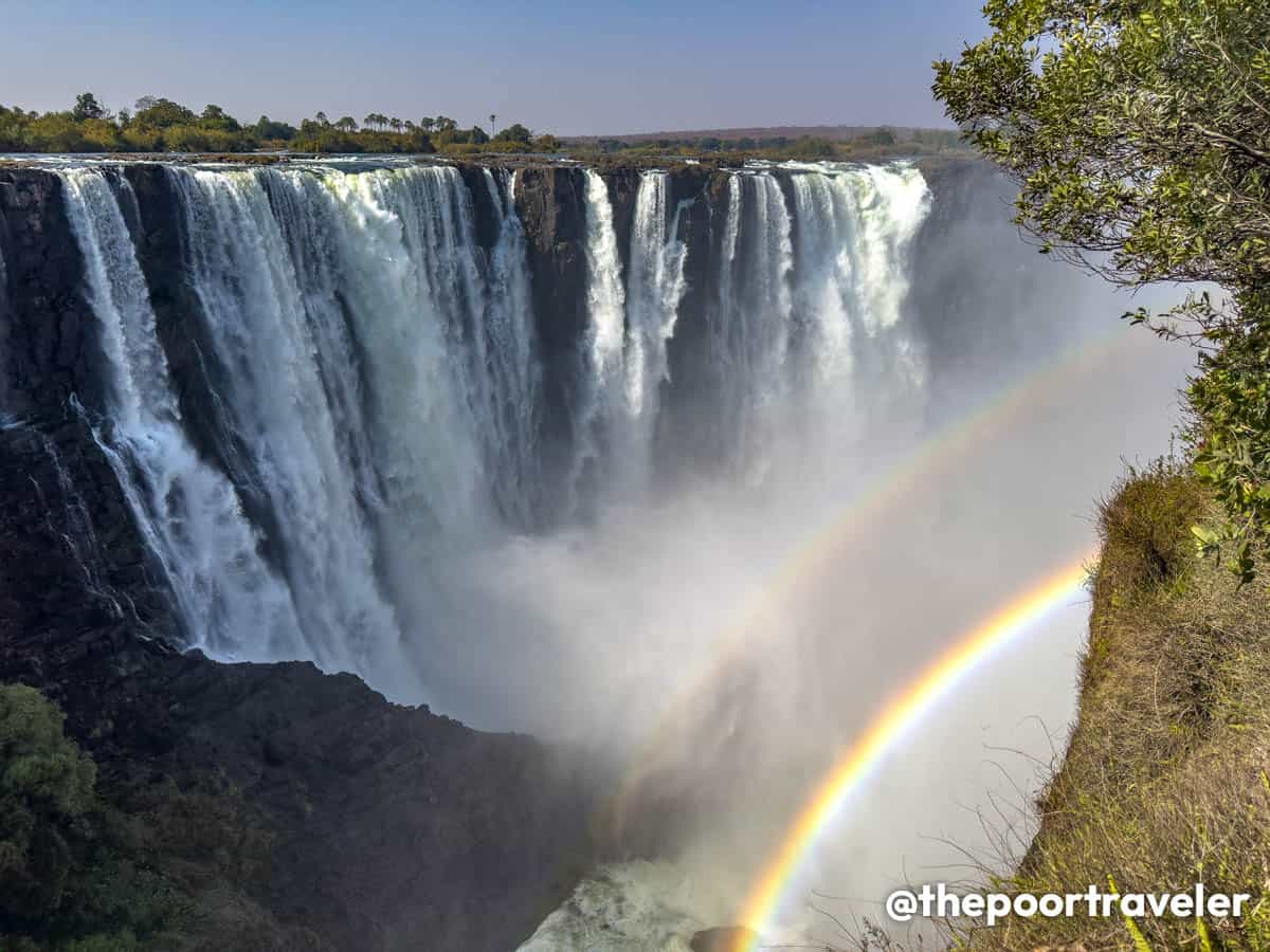 Victoria Falls Double Rainbow