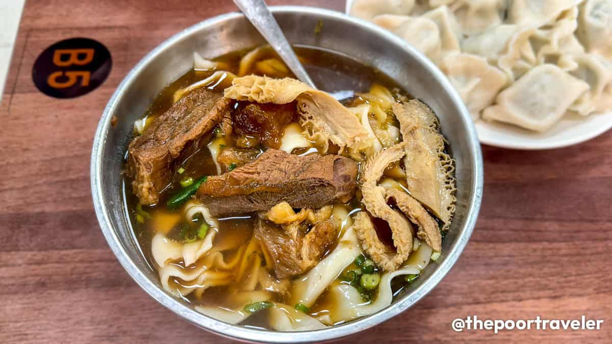 Lao Shandong Beef Noodle Soup Ximending Taipei