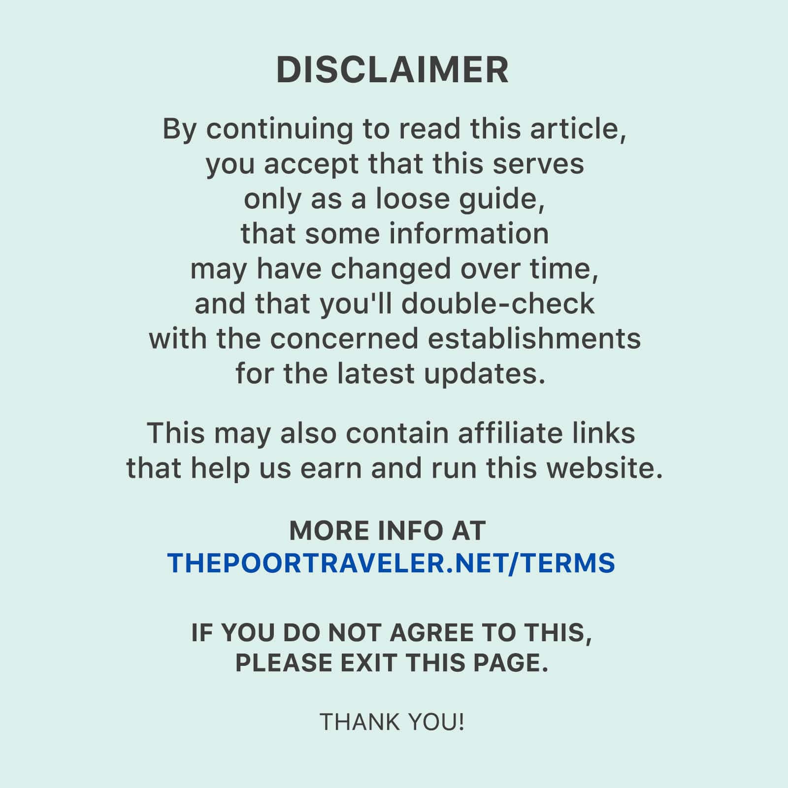 BlogDisclaimer